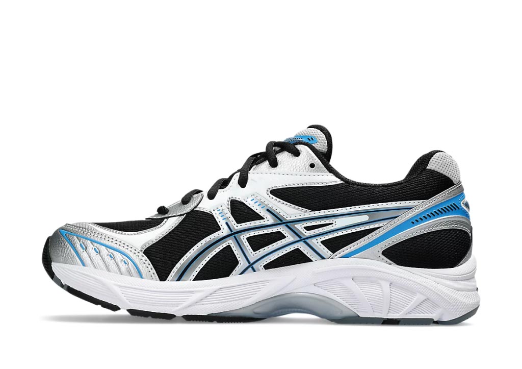 Asics GT-2160 Black Pure Silver Bright Blue sneaker product image 1 | Foot Spikes
