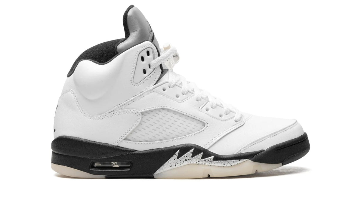 Air Jordan 5 "White/Black" sneaker product image 3 | Foot Spikes