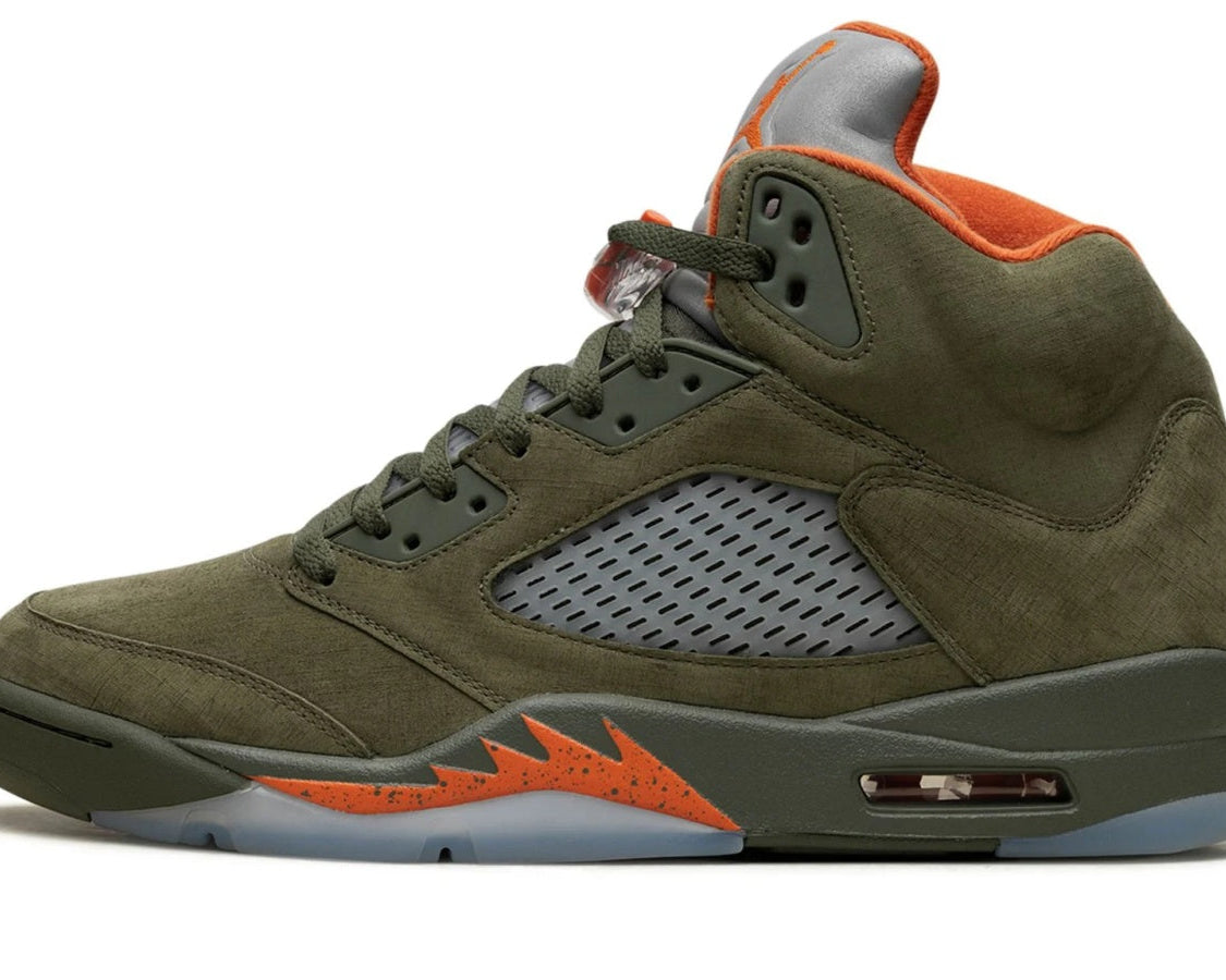 Air Jordan 5 OG "Olive" sneaker product image 1 | Foot Spikes