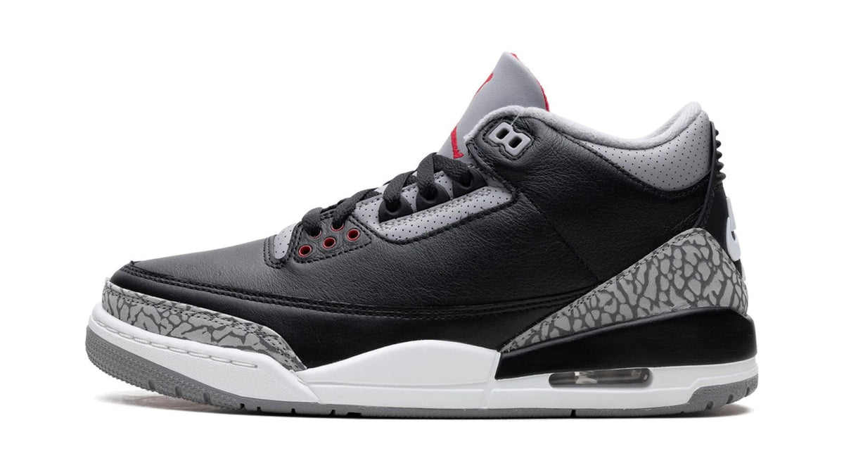 Air Jordan 3 "Black Cement" sneaker product image 1 | Foot Spikes