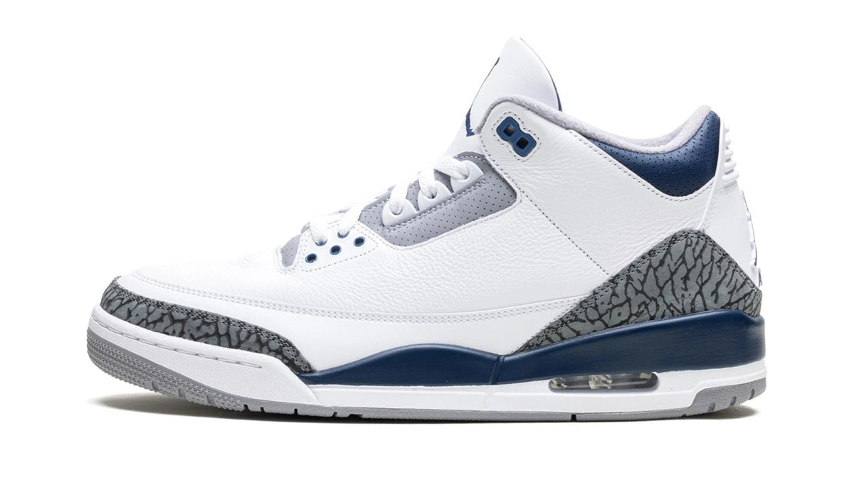 Air Jordan 3 "Midnight Navy" sneaker product image 1 | Foot Spikes