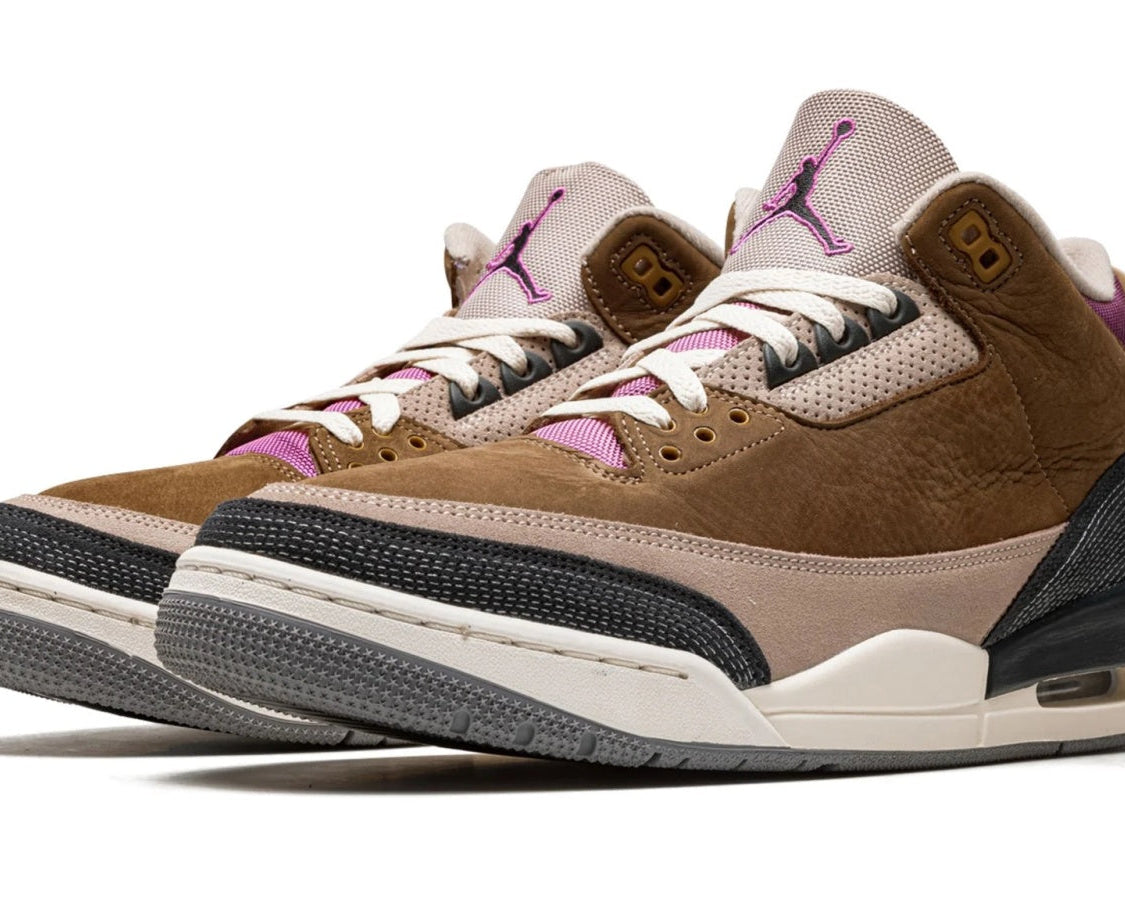 Air Jordan 3 Retro "Winterized - Archaeo Brown" sneaker product image 2 | Foot Spikes