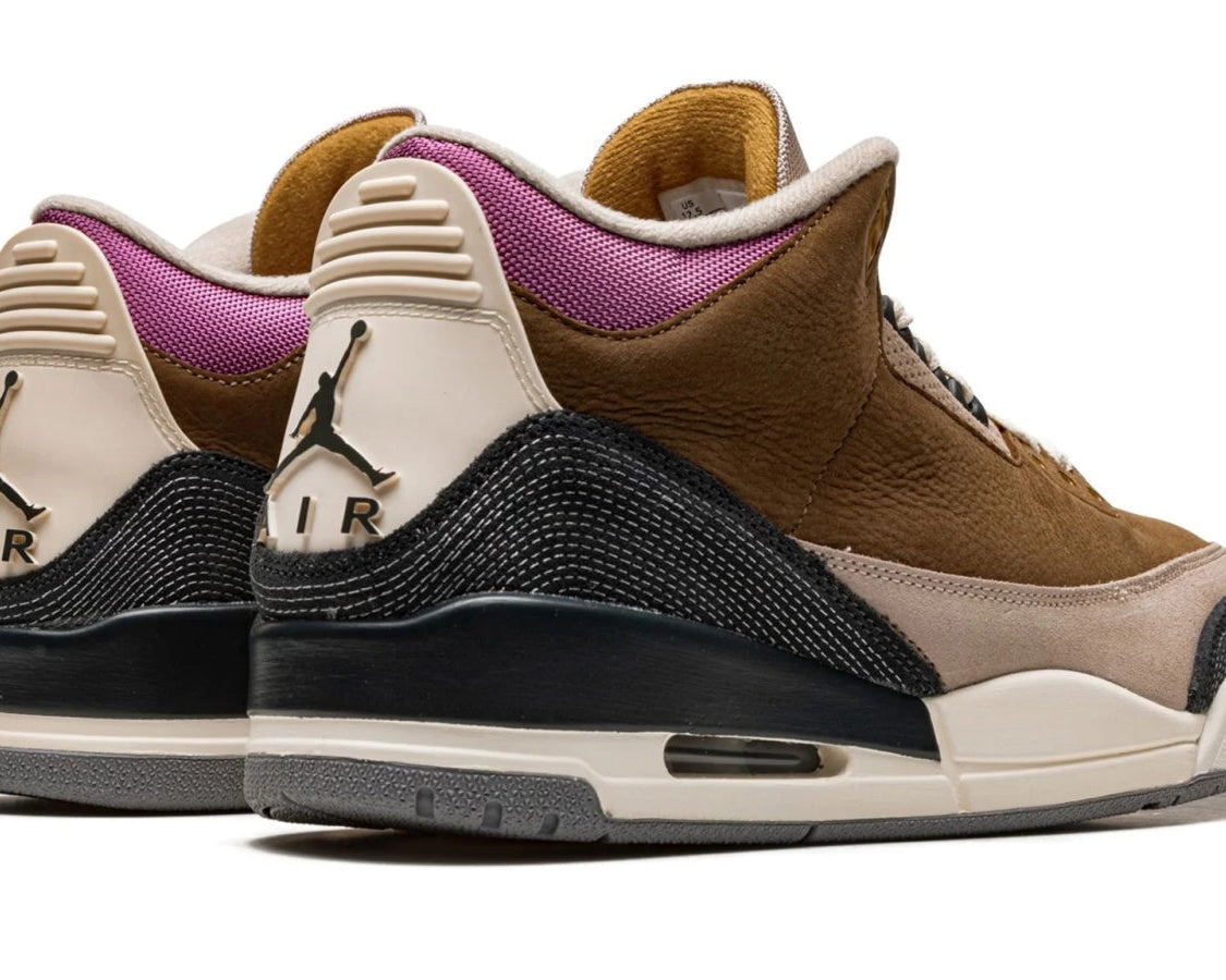 Air Jordan 3 Retro "Winterized - Archaeo Brown" sneaker product image 4 | Foot Spikes