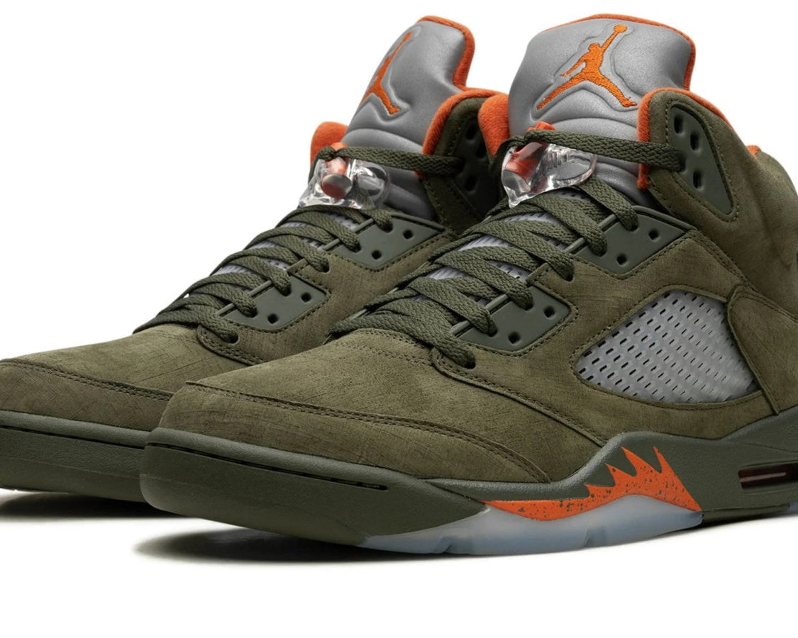 Air Jordan 5 OG "Olive" sneaker product image 2 | Foot Spikes