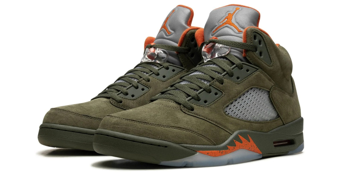 Air Jordan 5 OG "Olive" sneaker product image 2 | Foot Spikes
