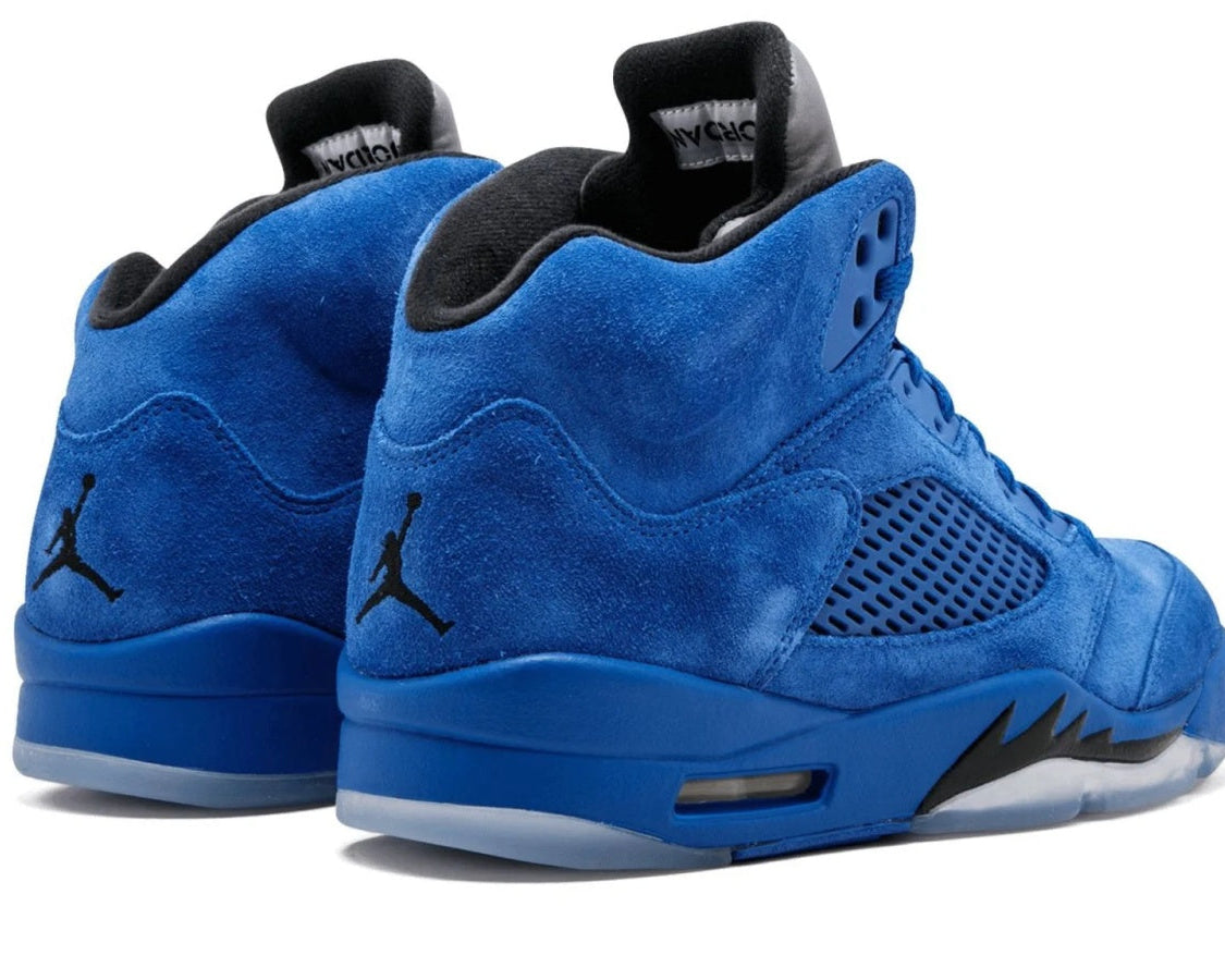 Air Jordan 5 Retro "Blue Suede" sneaker product image 4 | Foot Spikes