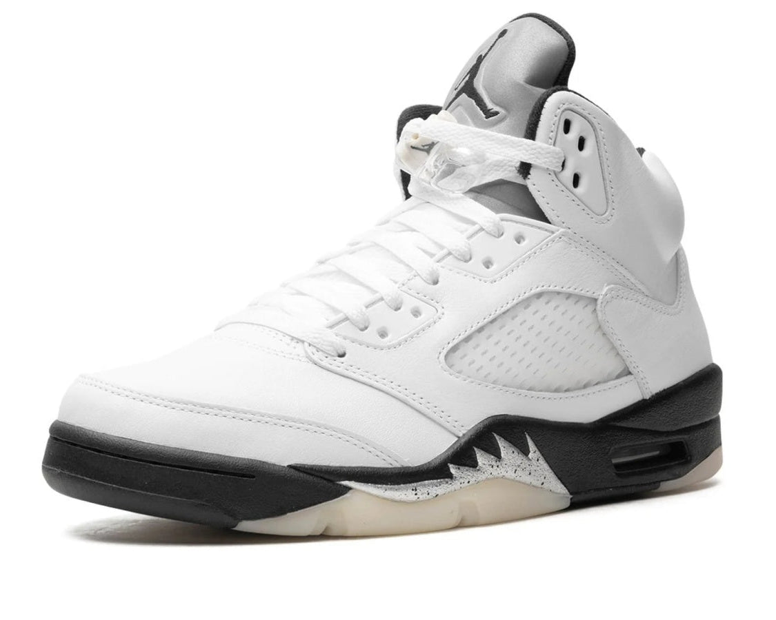 Air Jordan 5 "White/Black" sneaker product image 4 | Foot Spikes