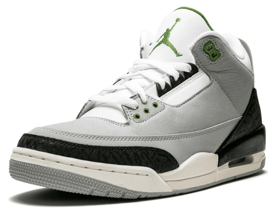 Air Jordan 3 Retro "Chlorophyll" sneaker product image 3 | Foot Spikes
