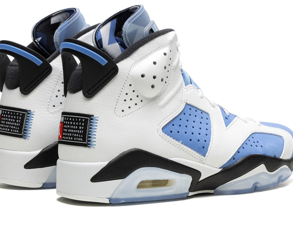 Air Jordan 6 Retro "UNC" sneaker product image 4 | Foot Spikes