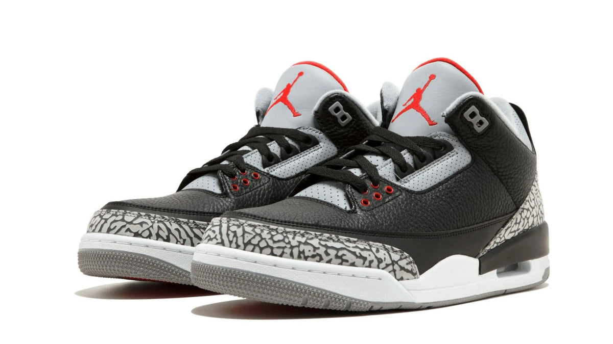 Air Jordan 3 Retro OG "Black Cement" sneaker product image 2 | Foot Spikes
