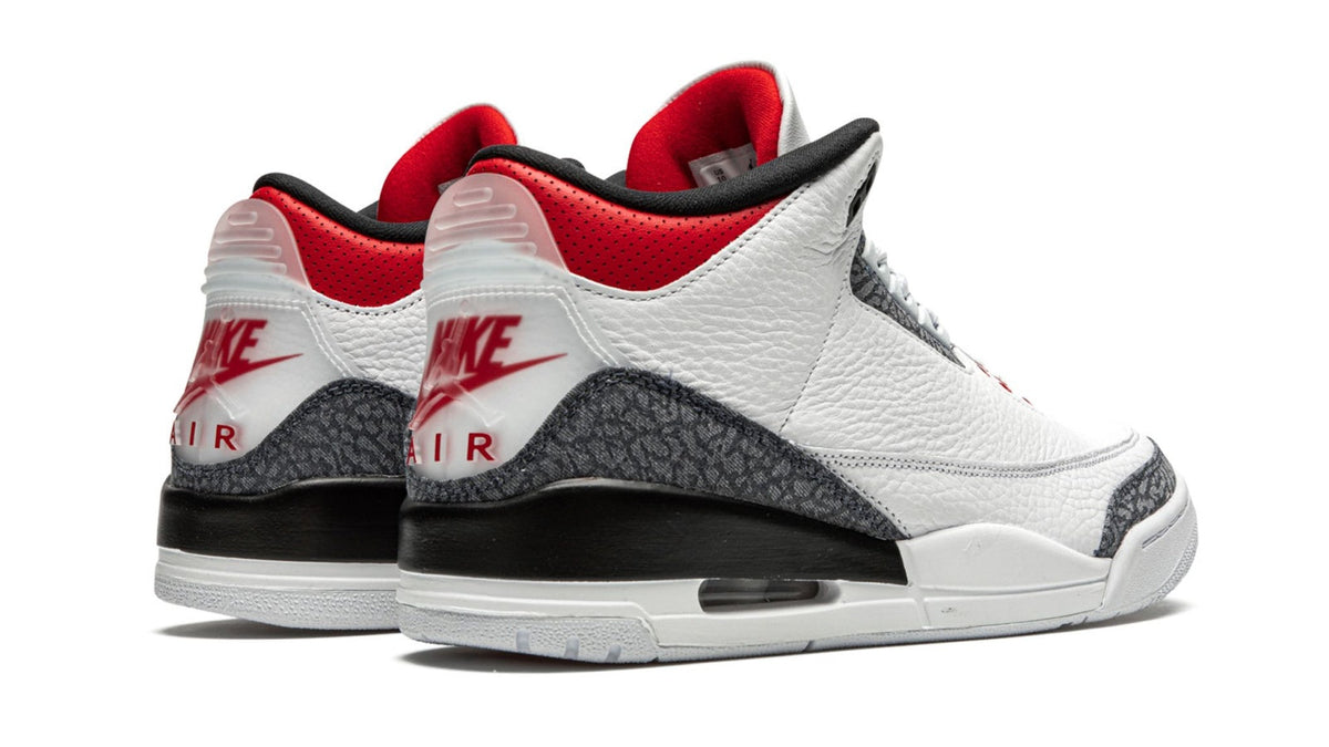 Air Jordan 3 Retro SE DNM "Fire Red Denim" sneaker product image 4 | Foot Spikes