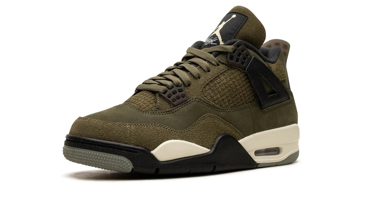 Air Jordan 4 Craft "Medium Olive" sneaker product image 3 | Foot Spikes