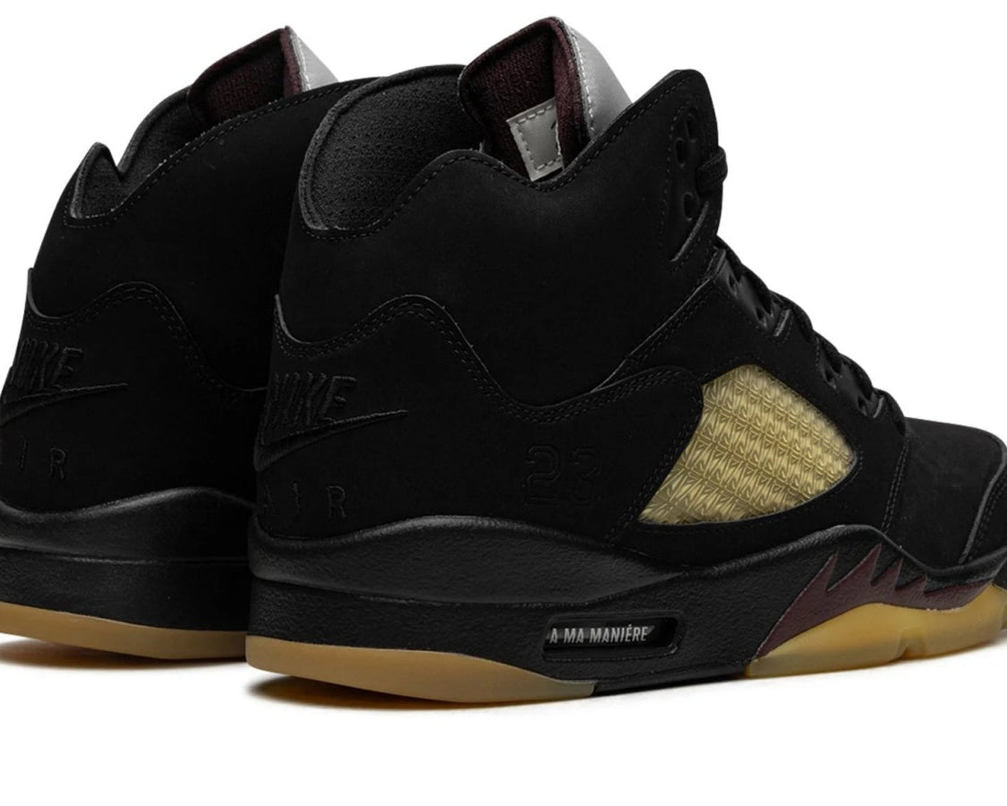 Air Jordan 5 "A Ma Maniére- Black" sneaker product image 4 | Foot Spikes