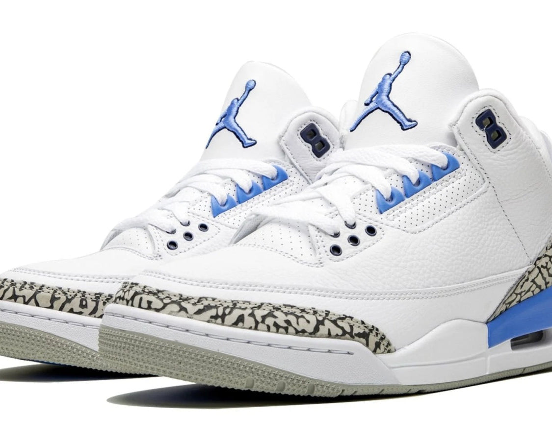 Air Jordan 3 Retro "UNC" sneaker product image 2 | Foot Spikes