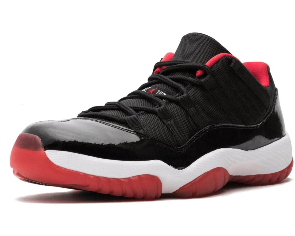 Air Jordan 11 Retro Low "Bred" sneaker product image 3 | Foot Spikes