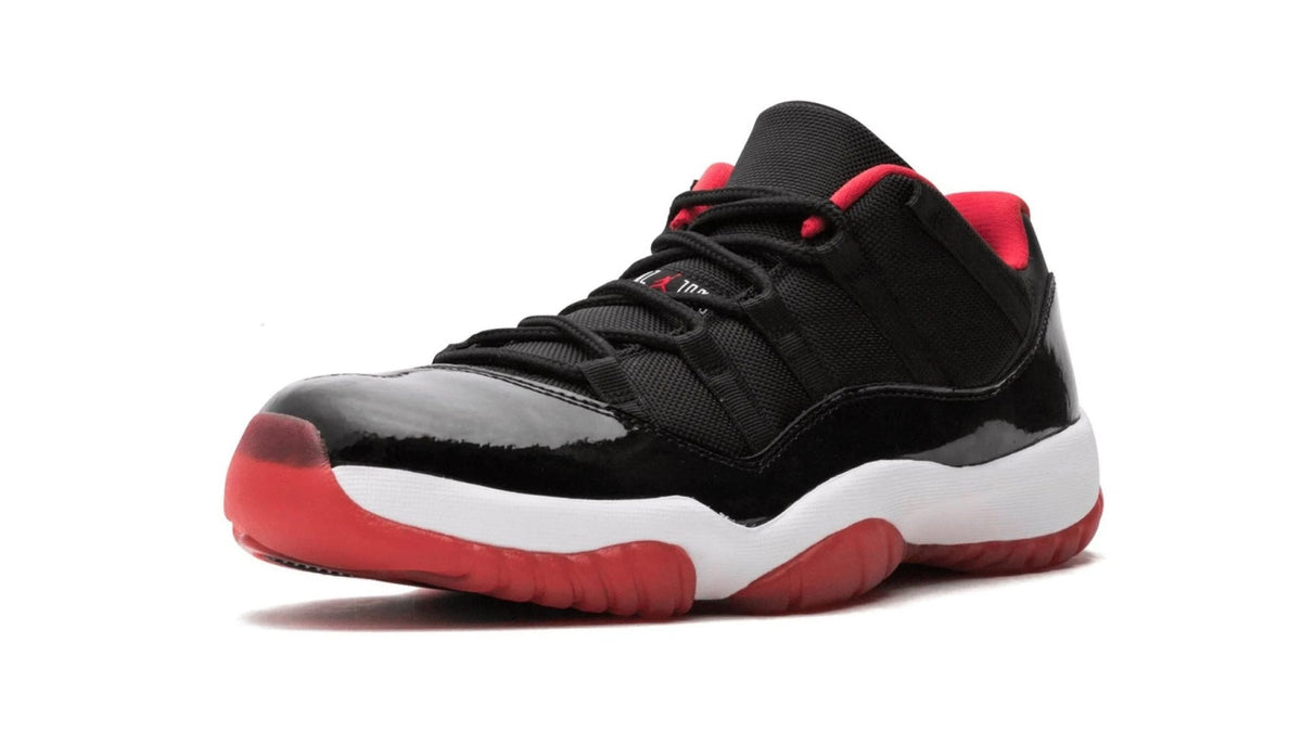 Air Jordan 11 Retro Low "Bred" sneaker product image 3 | Foot Spikes