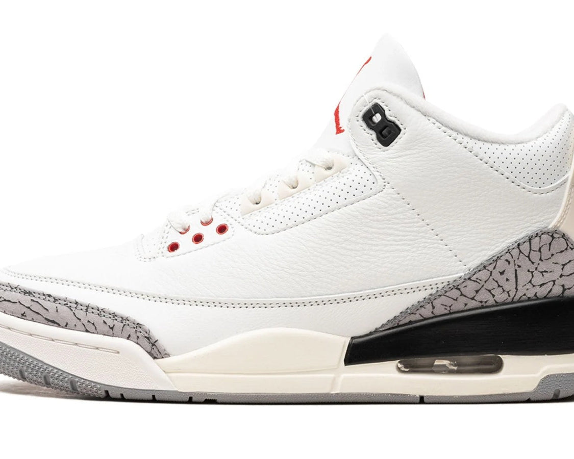 Air Jordan 3 "White Cement Reimagined 2023" sneaker product image 1 | Foot Spikes