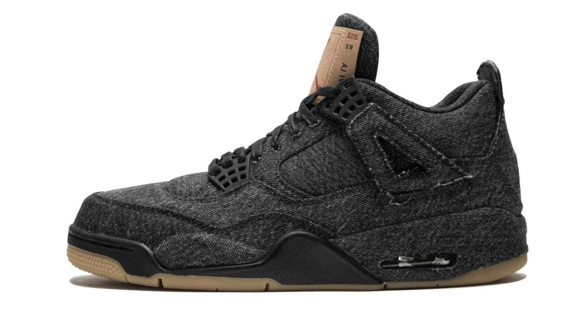 Air Jordan 4 Retro Levis NRG "Black Levis" sneaker product image 1 | Foot Spikes