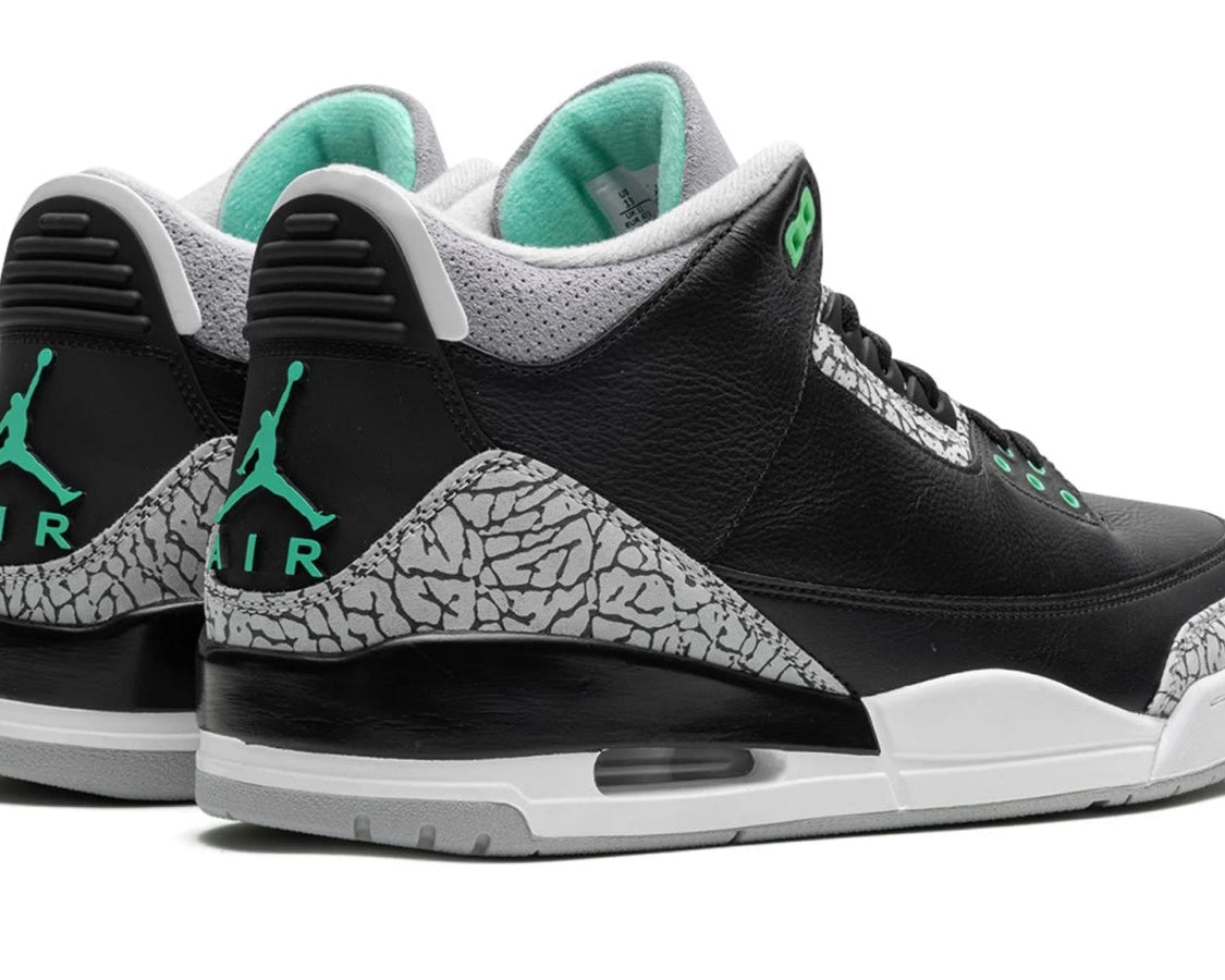 Air Jordan 3 Retro "Green Glow" sneaker product image 4 | Foot Spikes