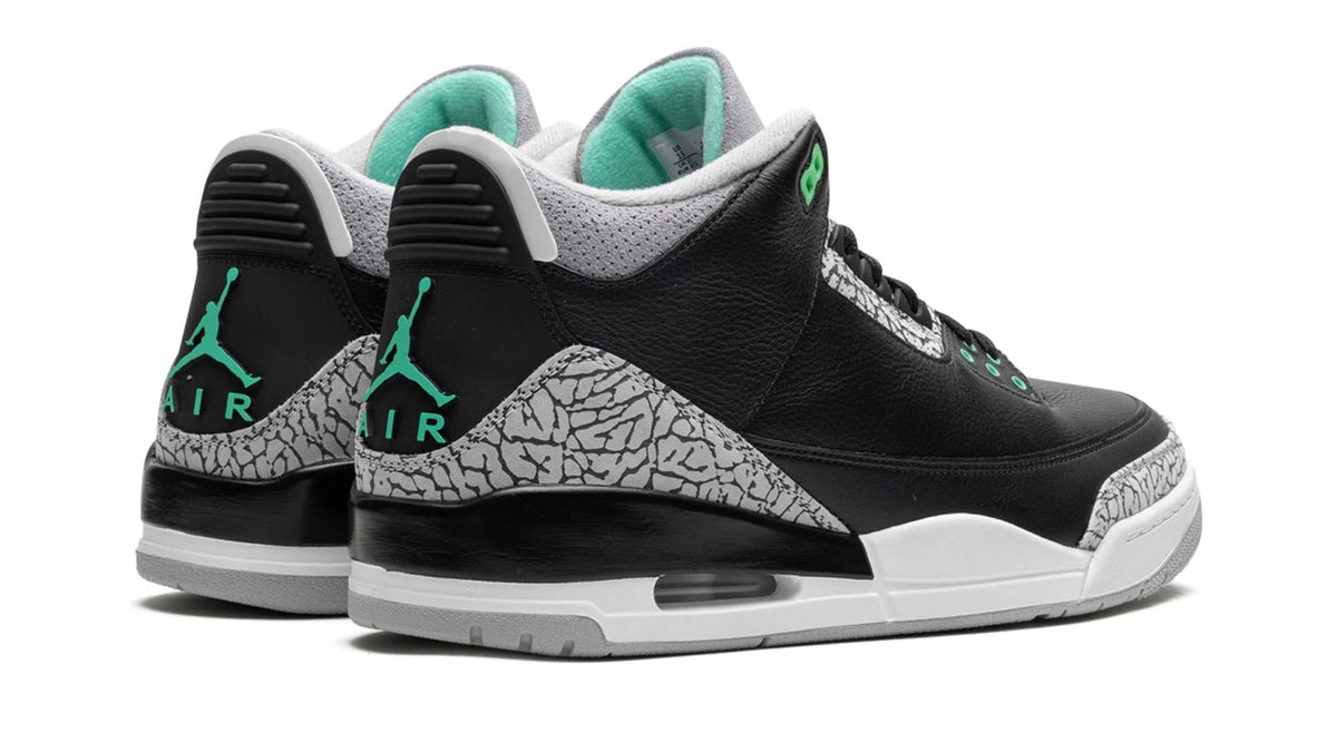 Air Jordan 3 Retro "Green Glow" sneaker product image 4 | Foot Spikes