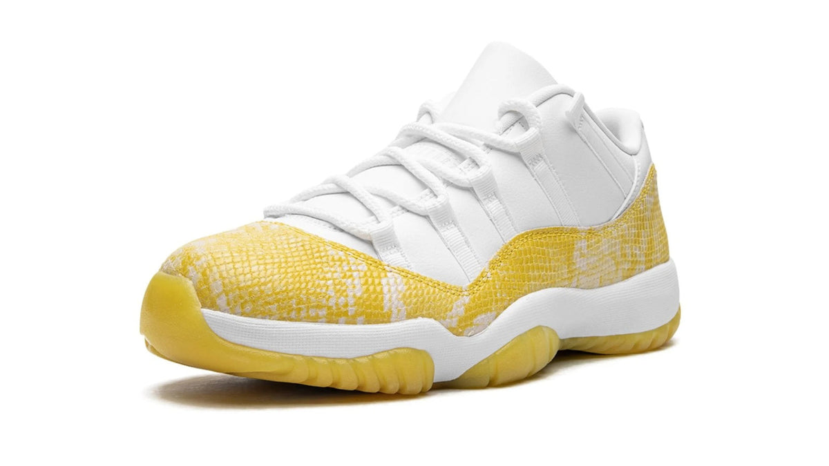 AIR JORDAN 11 LO WMNS "Yellow Snakeskin" sneaker product image 3 | Foot Spikes
