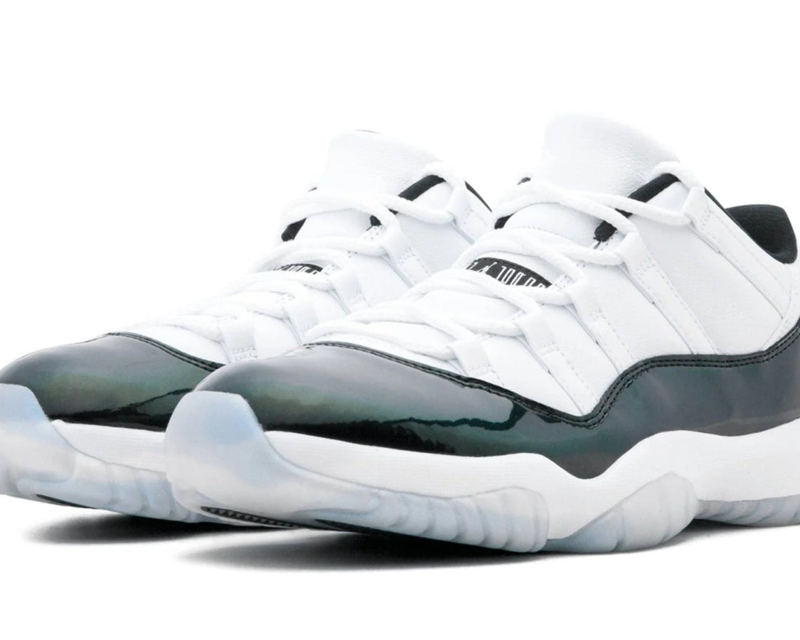 Air Jordan 11 Retro Low "Easter Emerald" sneaker product image 2 | Foot Spikes