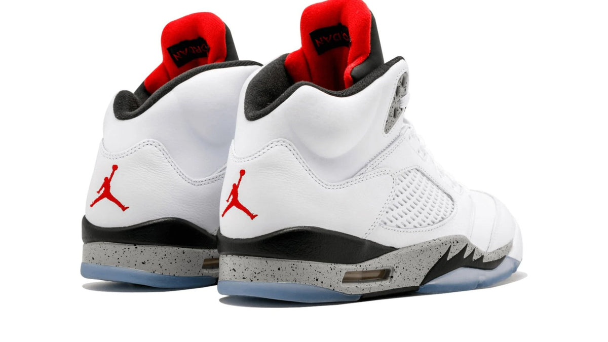 Air Jordan 5 Retro "CEMENT" sneaker product image 4 | Foot Spikes