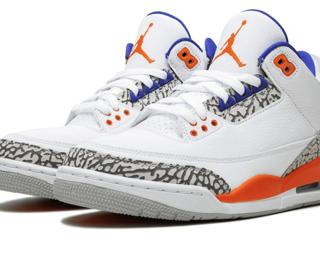 Air Jordan 3 Retro "Knicks" sneaker product image 2 | Foot Spikes