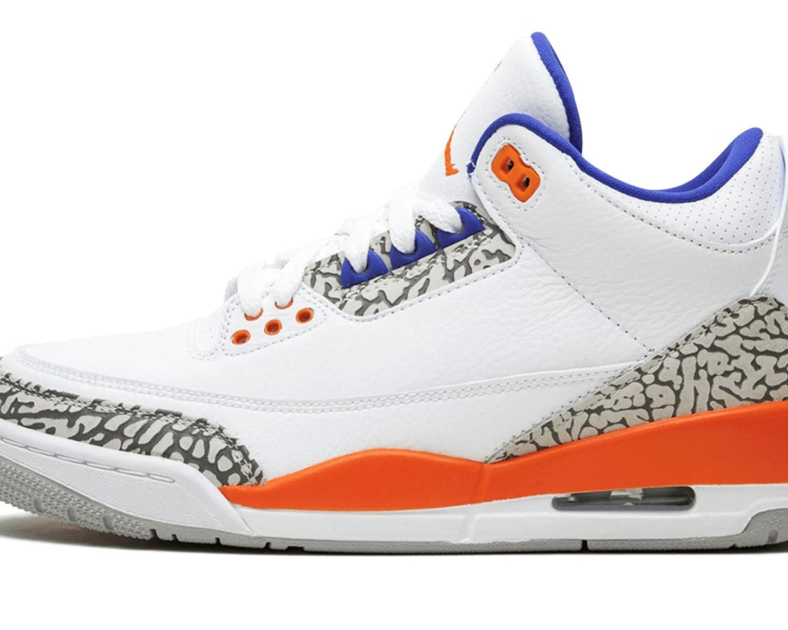 Air Jordan 3 Retro "Knicks" sneaker product image 1 | Foot Spikes