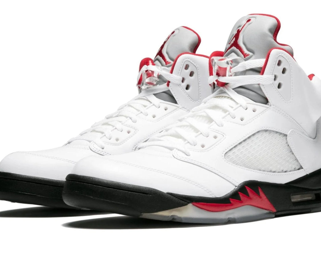 Air Jordan 5 Retro "Fire Red 2013" sneaker product image 2 | Foot Spikes