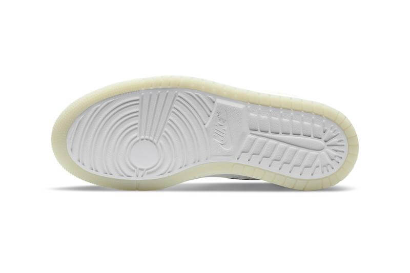 Air Jordan 1 Zoom White Light Bone sneaker product image 3 | Foot Spikes