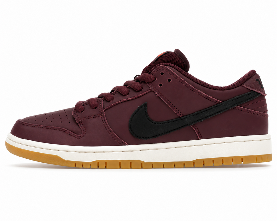 SB Dunk Low Pro ISO "Burgundy Crush" sneaker product image 1 | Foot Spikes