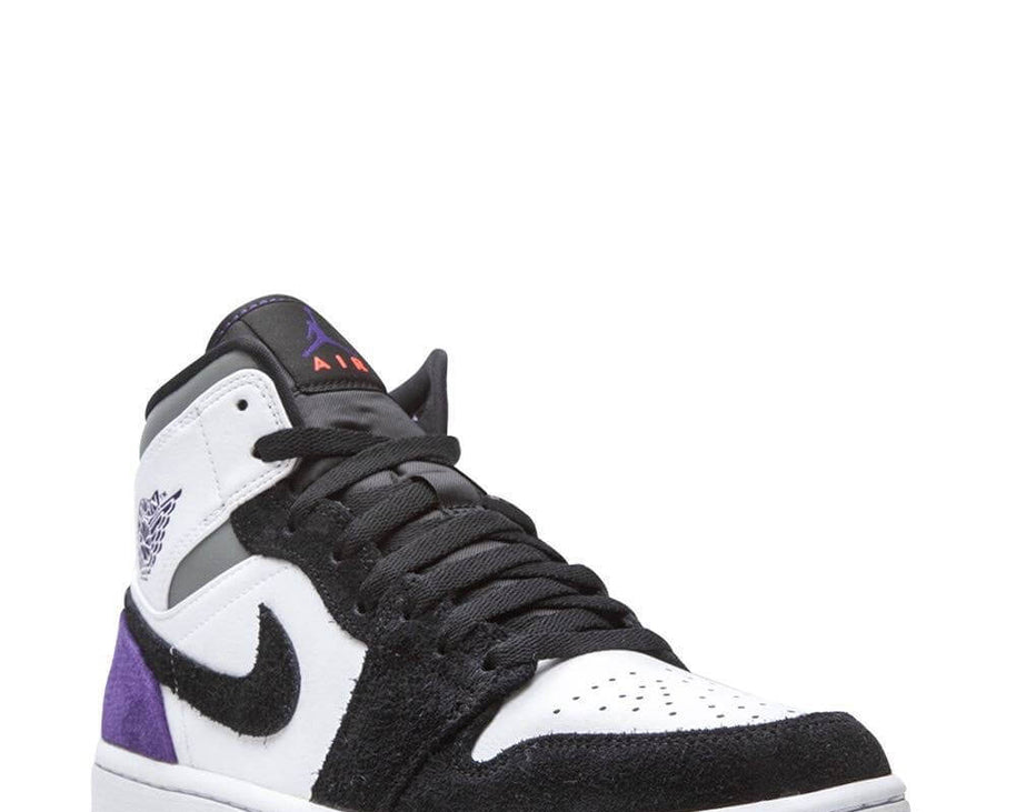 Air Jordan 1 Mid SE Purple sneaker product image 6 | Foot Spikes