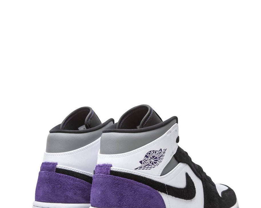 Air Jordan 1 Mid SE Purple sneaker product image 5 | Foot Spikes