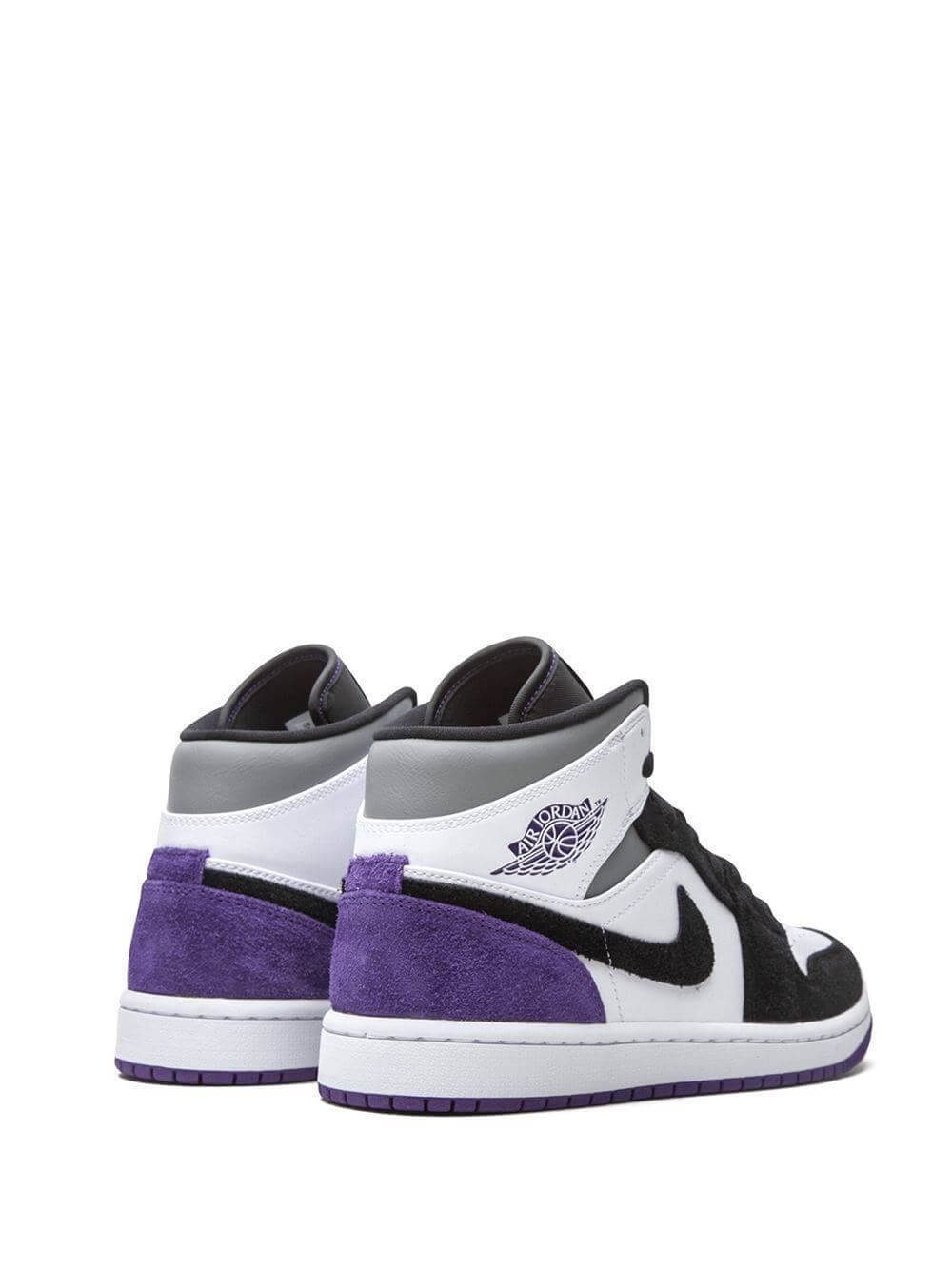 Air Jordan 1 Mid SE Purple sneaker product image 5 | Foot Spikes
