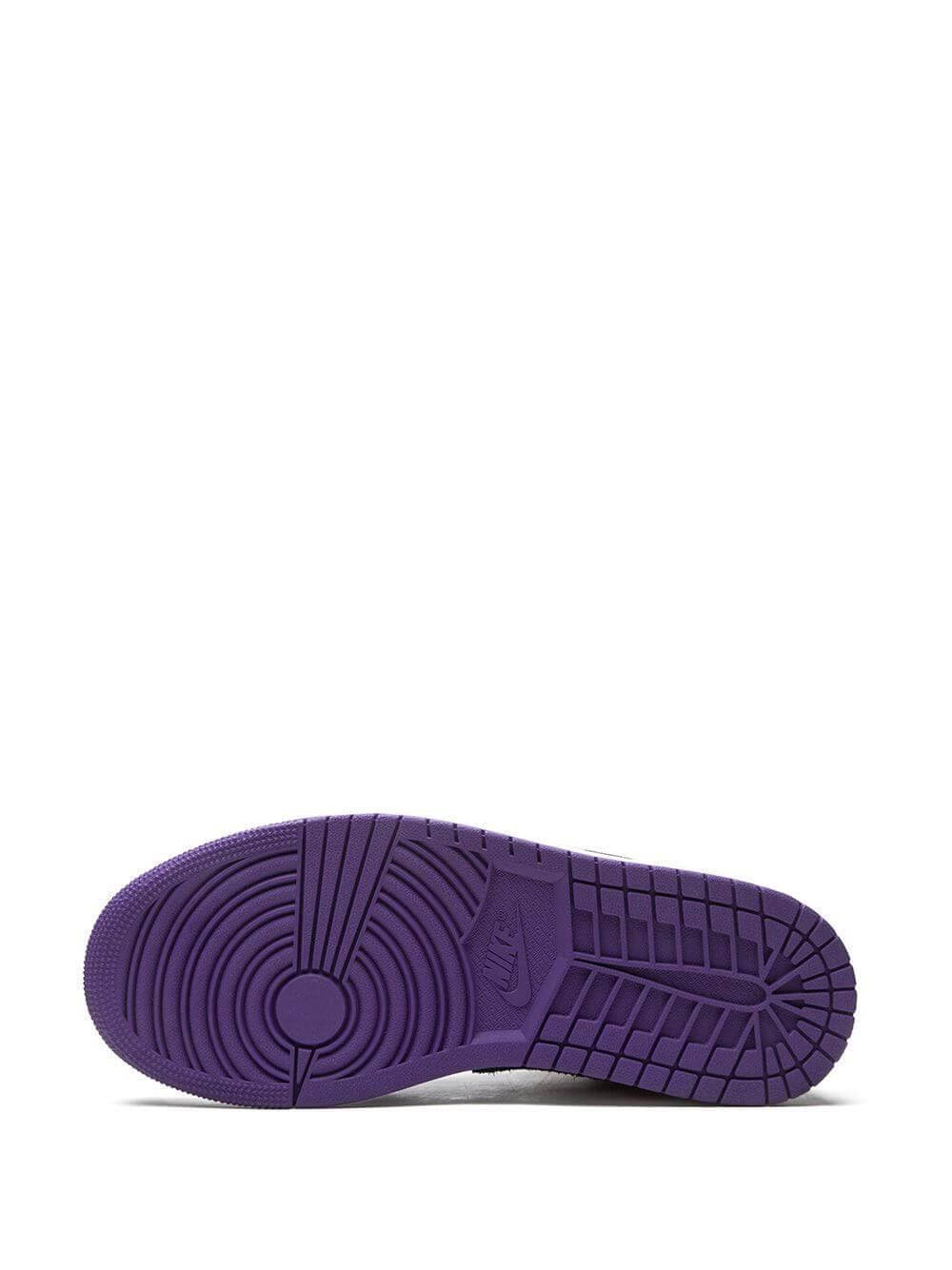 Air Jordan 1 Mid SE Purple sneaker product image 3 | Foot Spikes